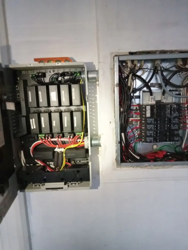 Electrical panel upgrade completed for Carbon Monoxide Detector Installation in Clinton